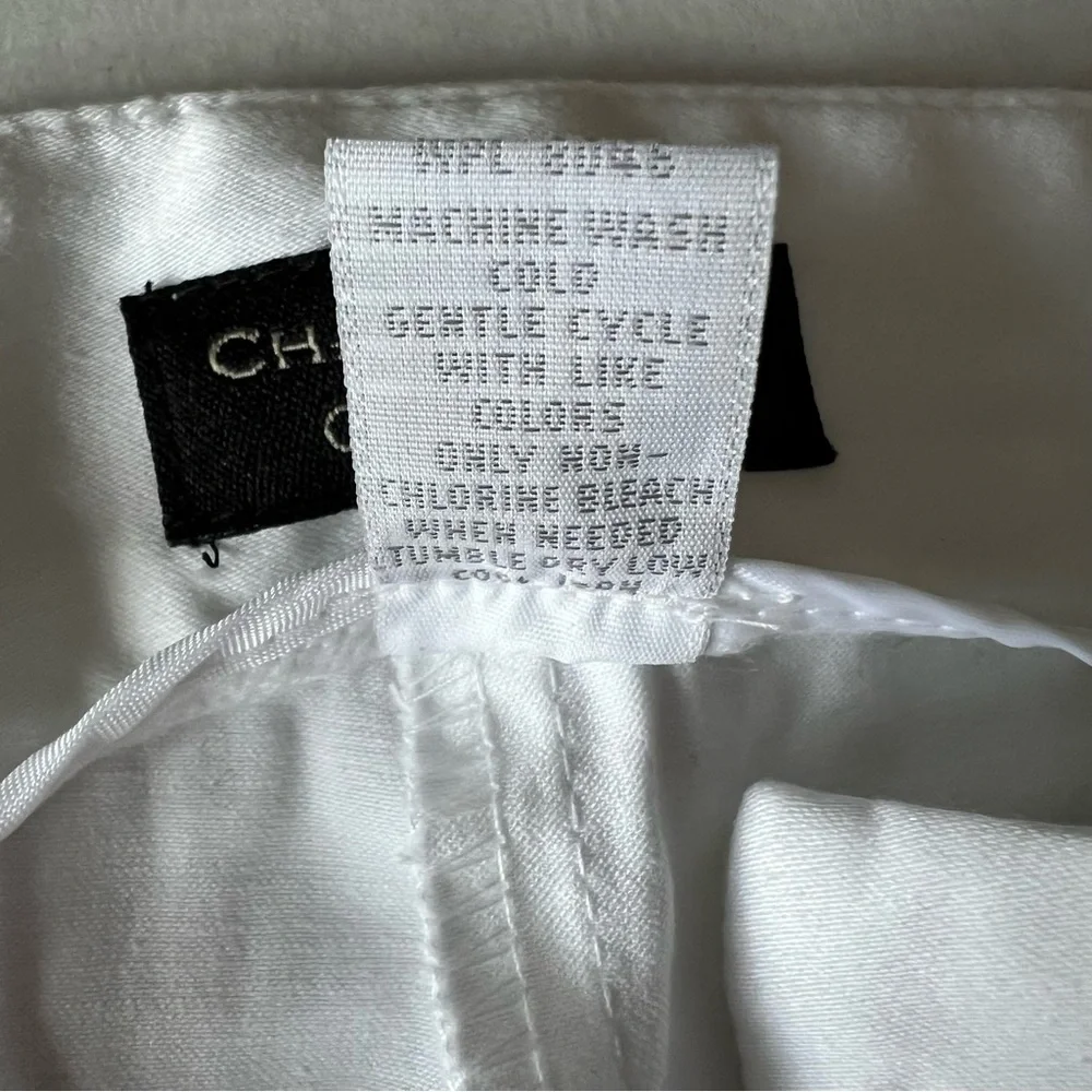 Charter Club White Classic Straight Leg pants - Picture 5 of 7
